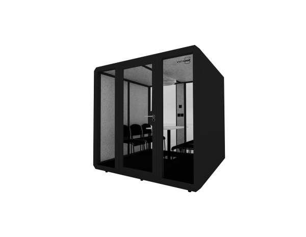 Instapod-indoor-office-booth-numero-series-hex-black