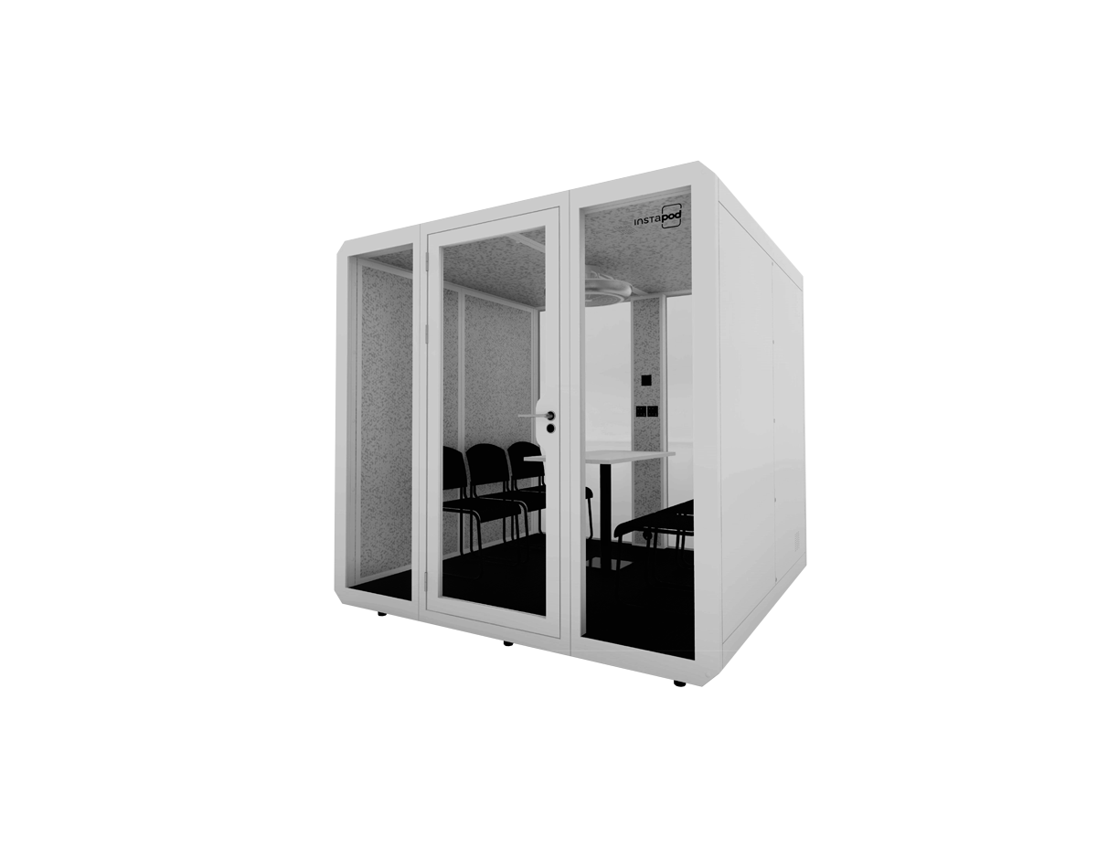 Instapod-indoor-office-booth-numero-series-hex-white