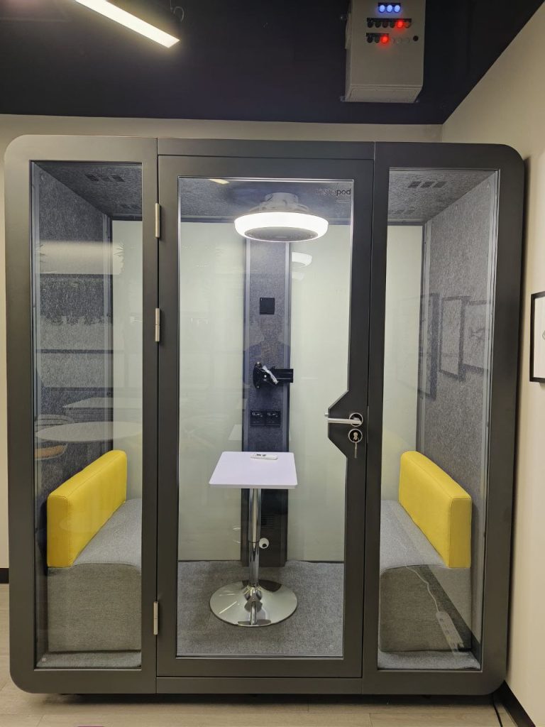 Office Pods: Enhancing Privacy Without Sacrificing Collaboration