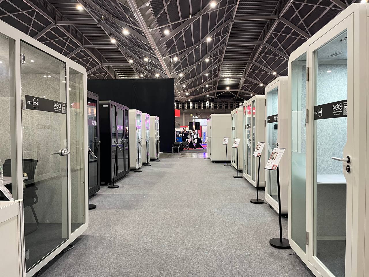 office pods at trade shows