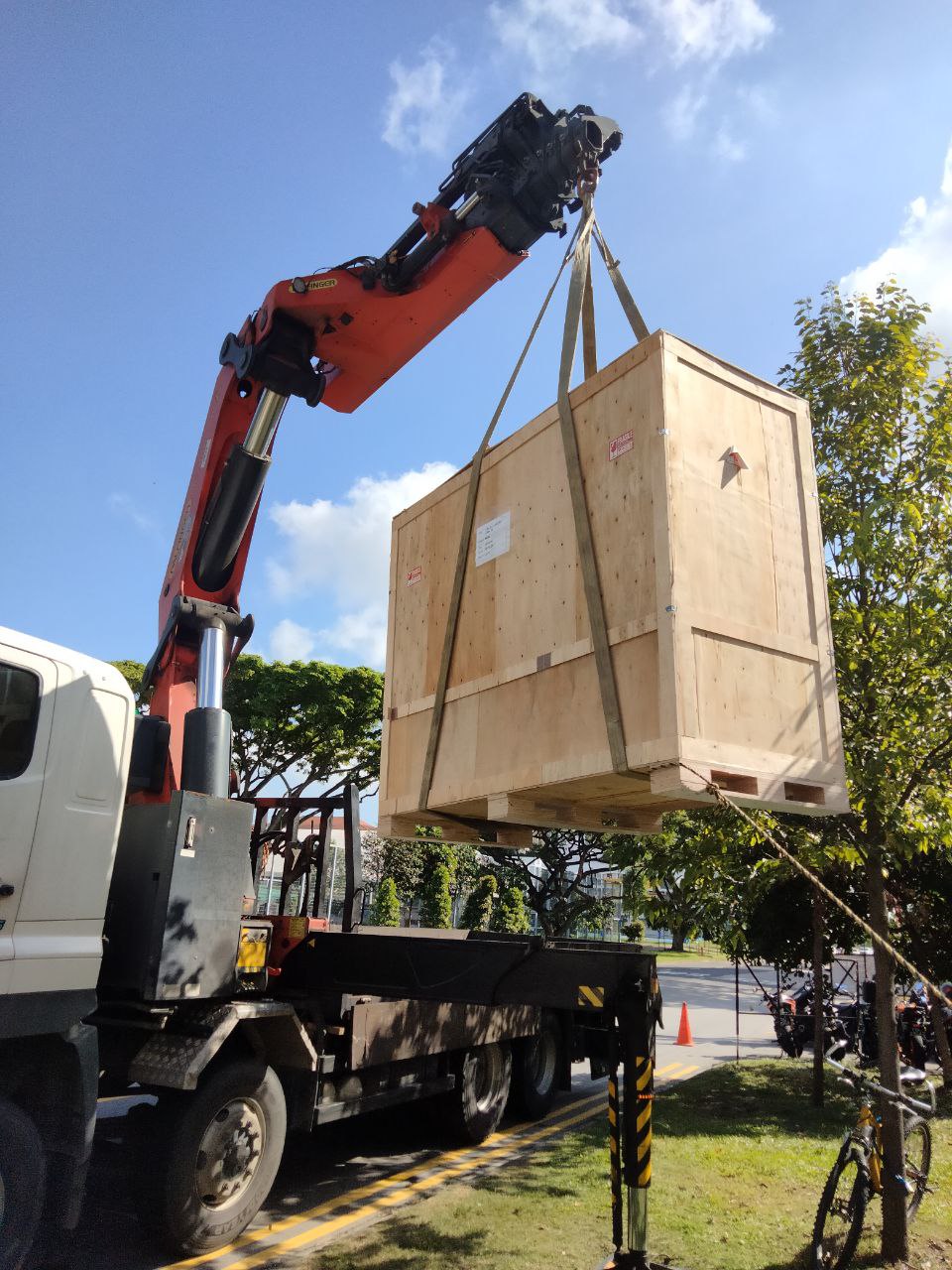 delivery and installation of instapod